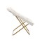Emma and Oliver Aisling Oversized Folding Saucer Chair for Dorm, Bedroom